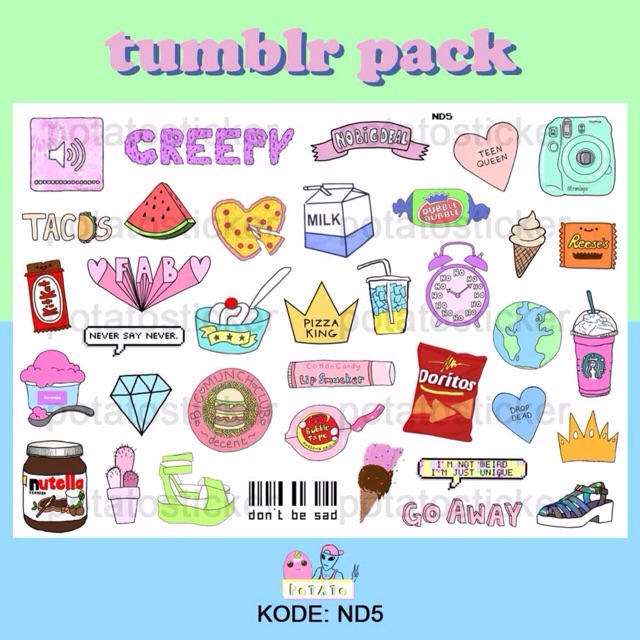 

tumblr pack - sticker tumblr