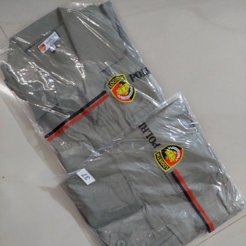 SETELAN BAJU SERAGAM PDL ijo satpol pp jatah brimob