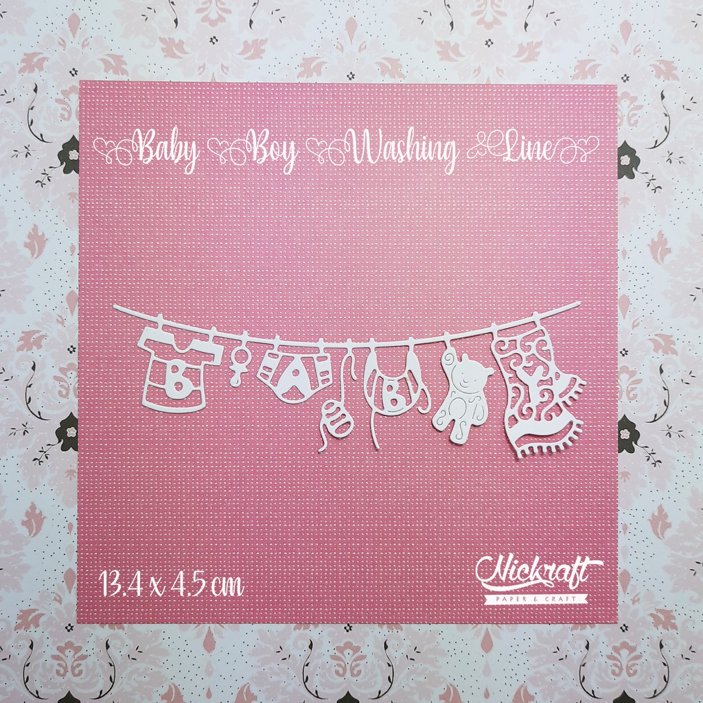 

BABY WASHING LINE - BAHAN SCRAPBOOK