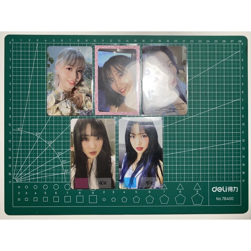 Twice M&M Sign SN Glitter Momo Dahyun Bundle Yuju Gfriend