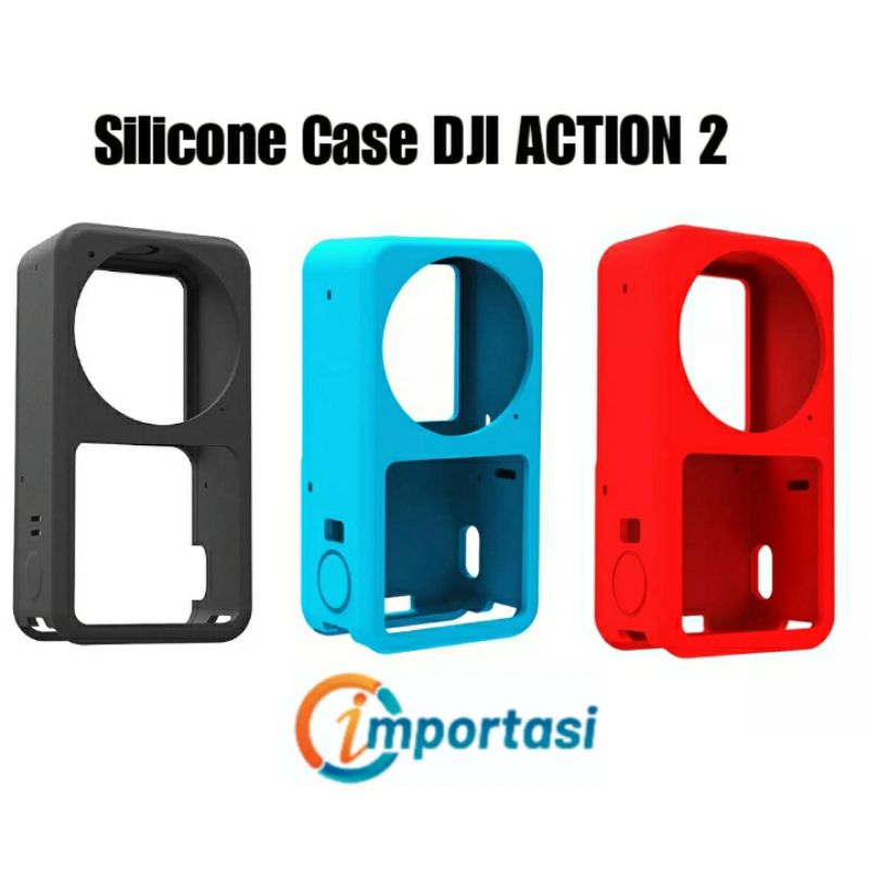 Silicone Case Cover DJI ACTION 2 Casing Silikon Protector Tutup Karet