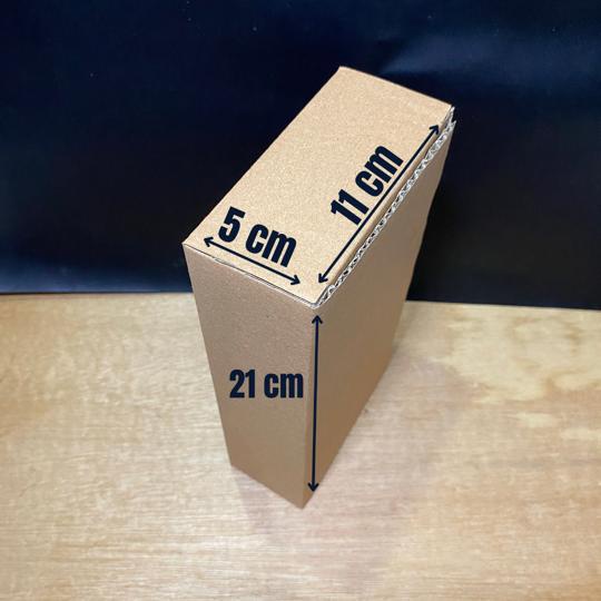 

Kardus box karton kotak dus packing BARU die cut size 11x5x21 cm luar dalam POLOS