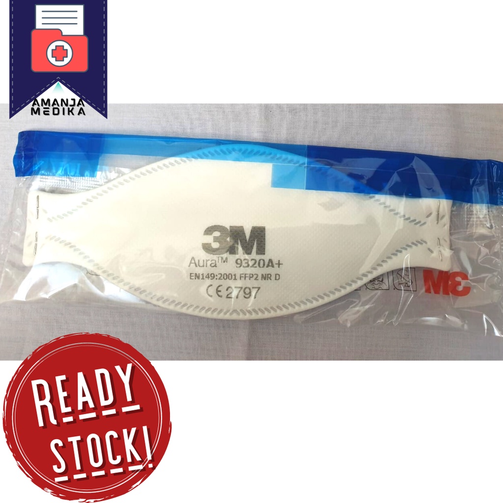 [READY STOCK] 3M Aura disposable respirator 9320A + FFP 2 {BACA DESKRIPSI)
