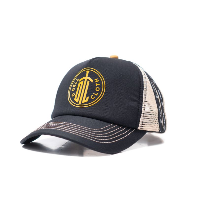 Topi JARING  Pria TOPI  Trucker Jaring Original TOPI Hat Saka TOPI HITAM  Topi Jaring Distro Premium