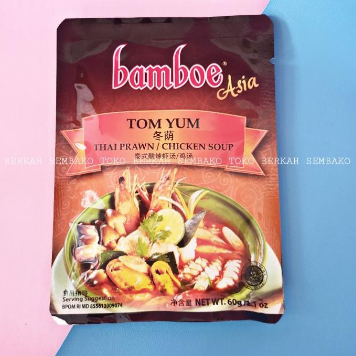 

PREMIUM Bamboe Bumbu Tom Yum 60 gr / Bamboe Spices Tomyam Tom Yam / Tomyum Thailand