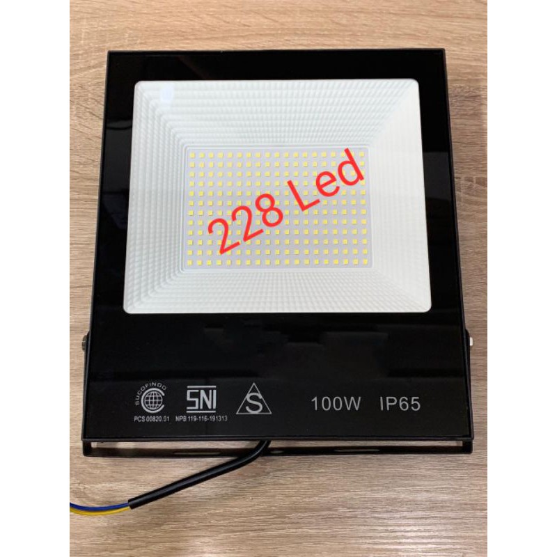 Lampu Sorot Tembak Led Floodlight 100 Watt 100W SNI