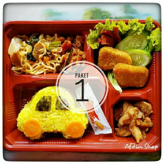 Nasi KuningKarakter | Nasi Bento | Paket Ulang Tahun