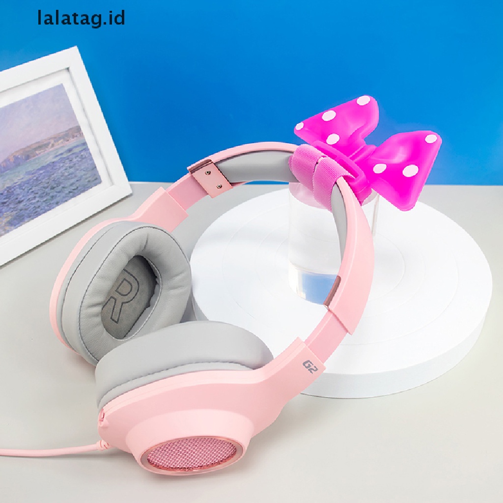 (Flyag) 1 Pasang Headset Gaming Stereo Model Simpul Tali