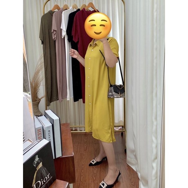 NAYANA DRESS RAYON LENGAN PENDEK