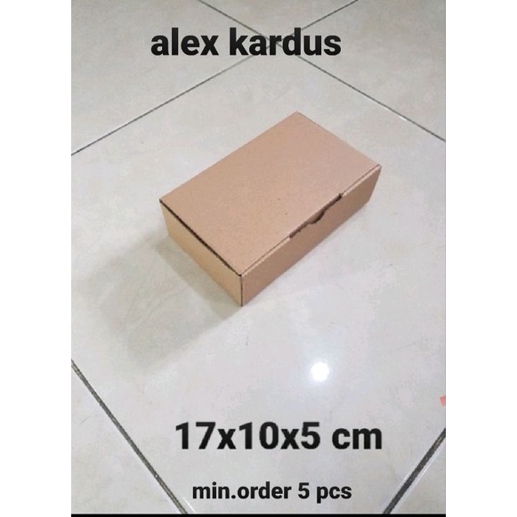 

Kardus box Uk 17x10x5 cm kotak karton Die Cut