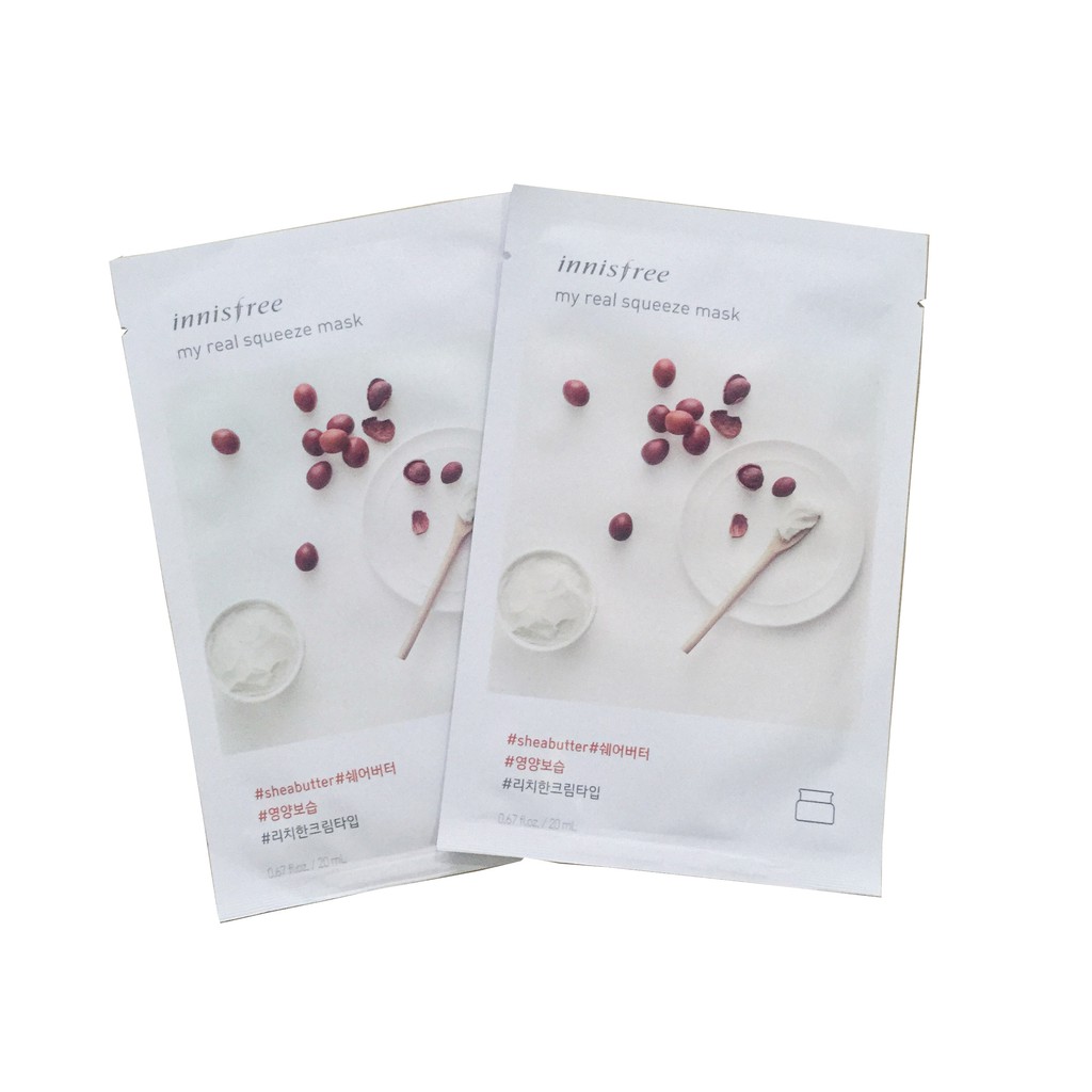 K03 ! INNISFREE My Real Squeeze mask sheet (New pack)