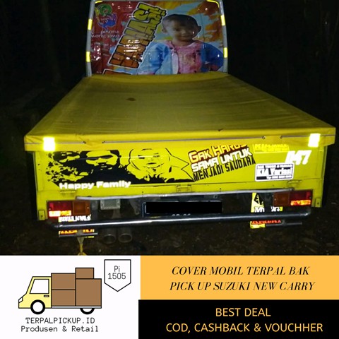 #1 Cover Mobil Terpal Tutup Bak Mobil Pick Up New Suzuki Carry / Futura