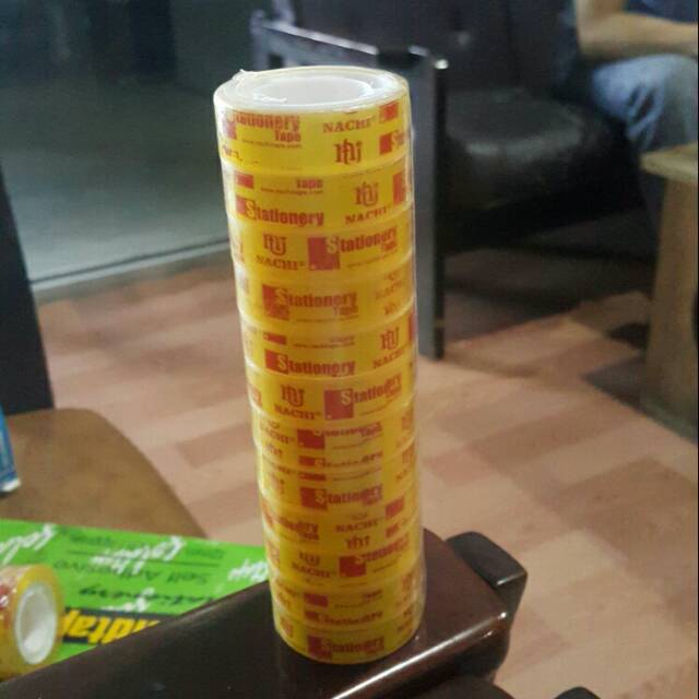 

Lakban selotip st nachi 1/2 × 25 stationery tape murah berkualitas