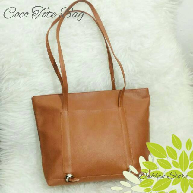 Coco ToteBag Brown Promo Tas  Wanita  Murah Berkualitas 