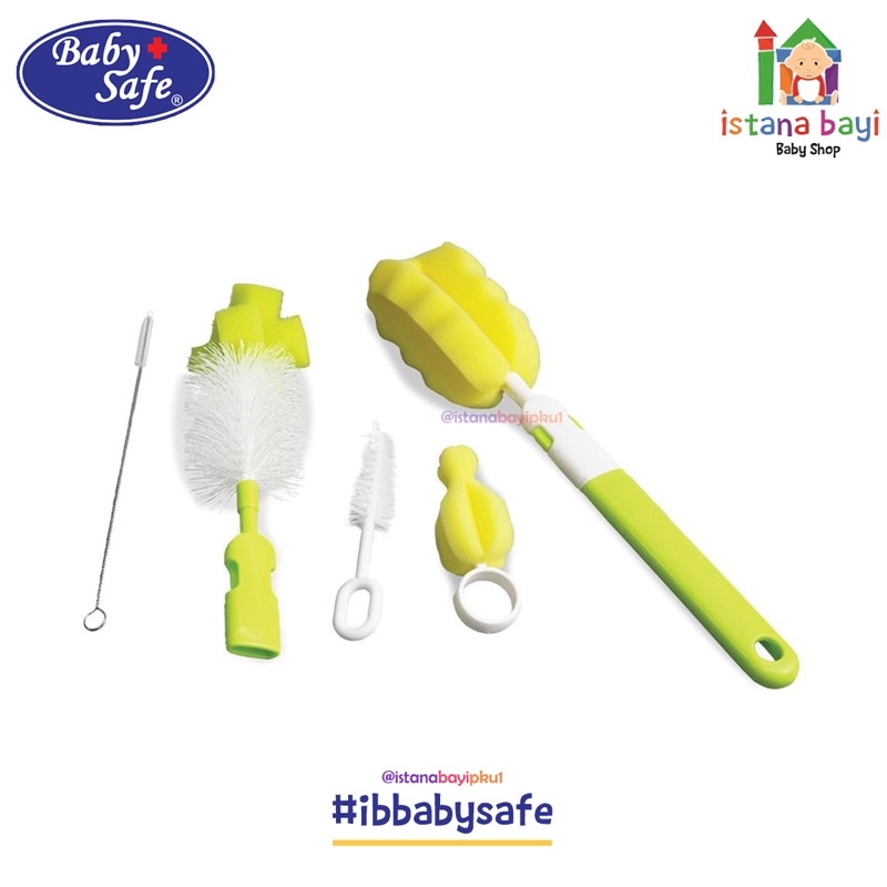 Baby safe Complete Set Bottle Brush - Sikat botol/BS 369