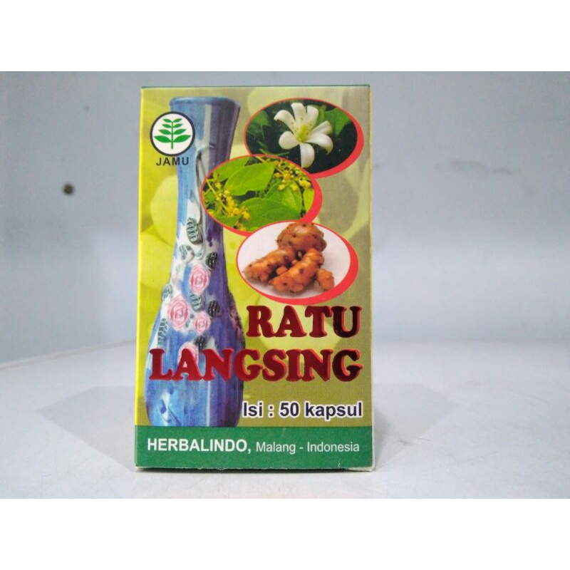 Ratu langsing original isi 50 herbalindo murah