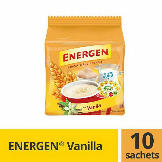 

ENERGEN VANILLA ISI 10 SACHET