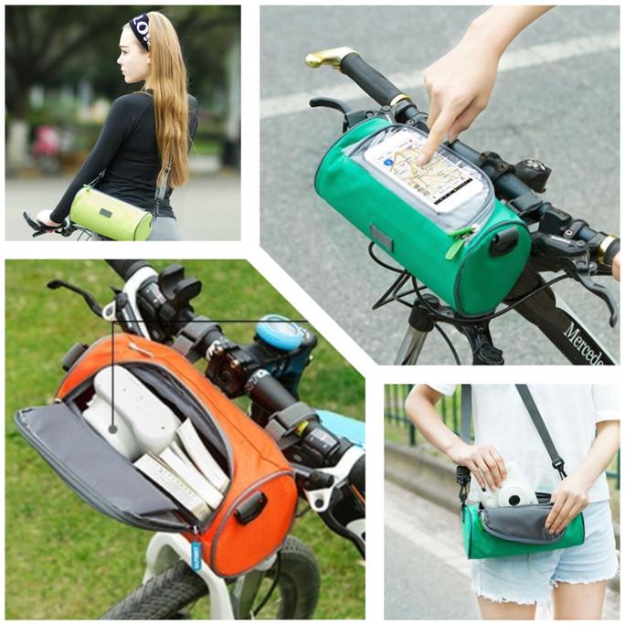 Tas Sepeda Motor Sepeda Lipat Hp Smartphone Map Bicycle Bag Waterproof