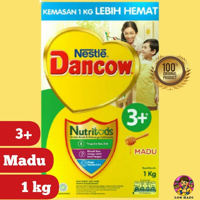 

Ee51F10 Susu Dancow Advanced Excelnutri 3+ Plus Madu Box 1000 Gram / 1 Kg 6ddv
