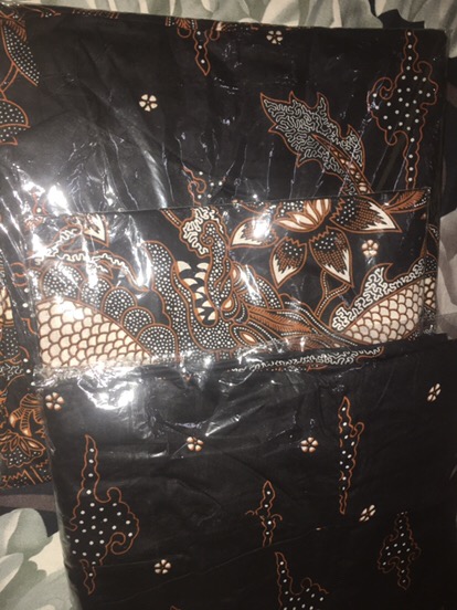 Batik Couple Keluarga Sania Ruffle Ori Ndoro Jowi Dnt Motif Naga Hitam