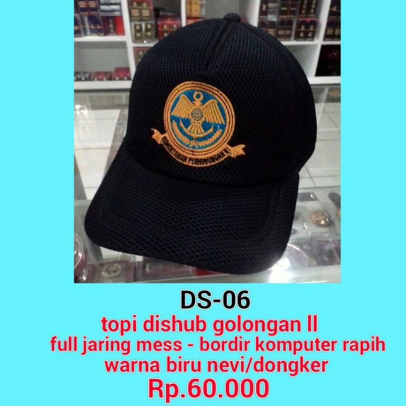 ds-06 topi dishub golongan 2 topi perhubungan golongan 2 topi kemenhub
