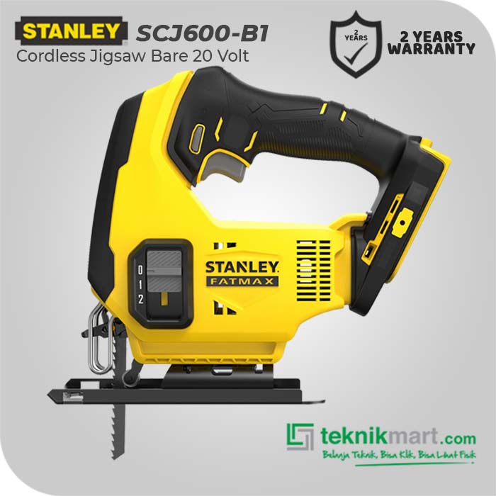 Stanley Cordless Jigsaw Bare / Gergaji Baterai 18/20V SCJ600