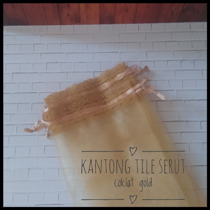 kantong tile serut - kantong souvenir - pouch souvenir ukuran 16x30