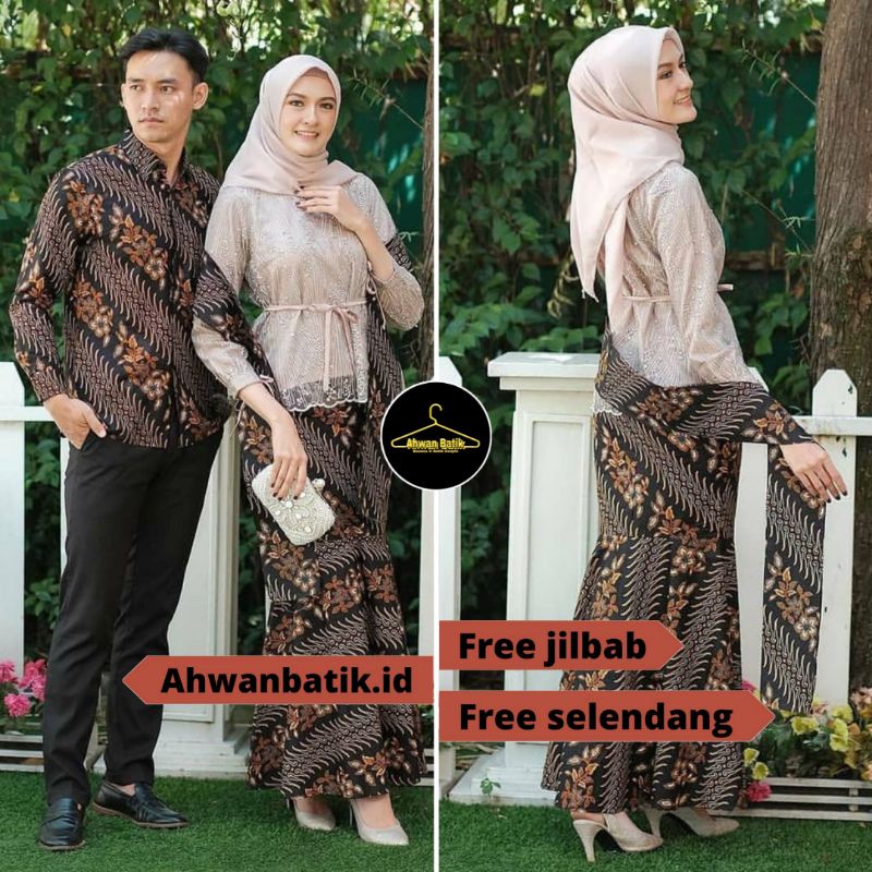 Kebaya Couple Kemeja Batik Lengan Panjang | Kebaya Hana Series