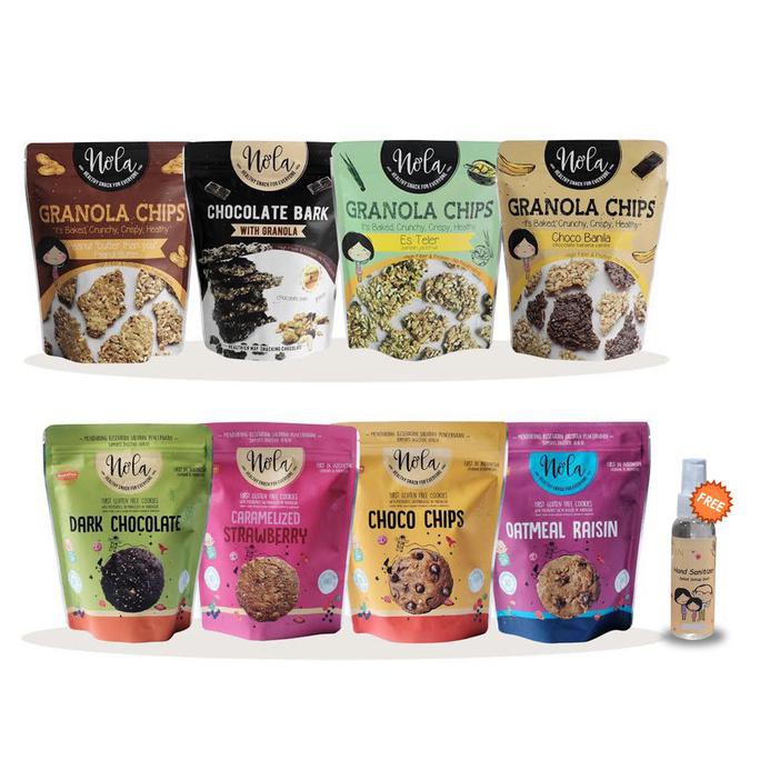 

THE BEST Nola paket komplit 8 varian MURAH