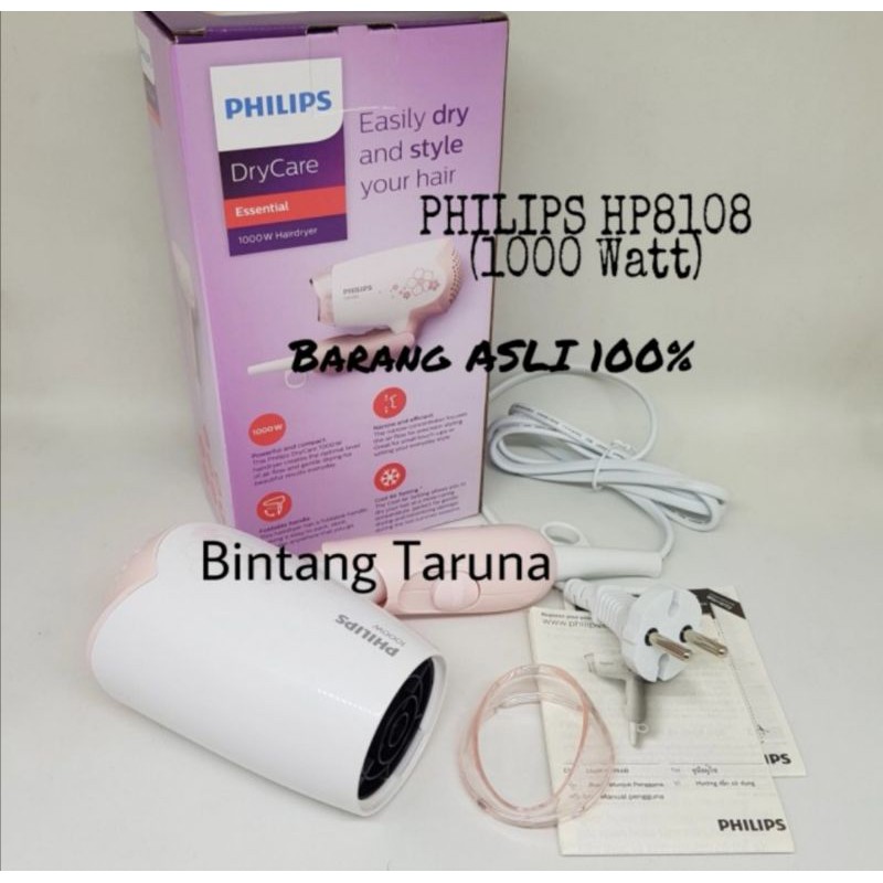 Pengering Rambut Philips HP8108 Hairdryer Philips HP8108 DryCare 8108