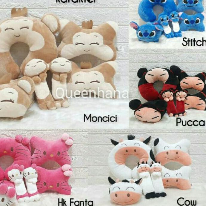 ♩ BANTAL MOBIL / SET MOBIL 4 IN1 FACE KARAKTER ➪