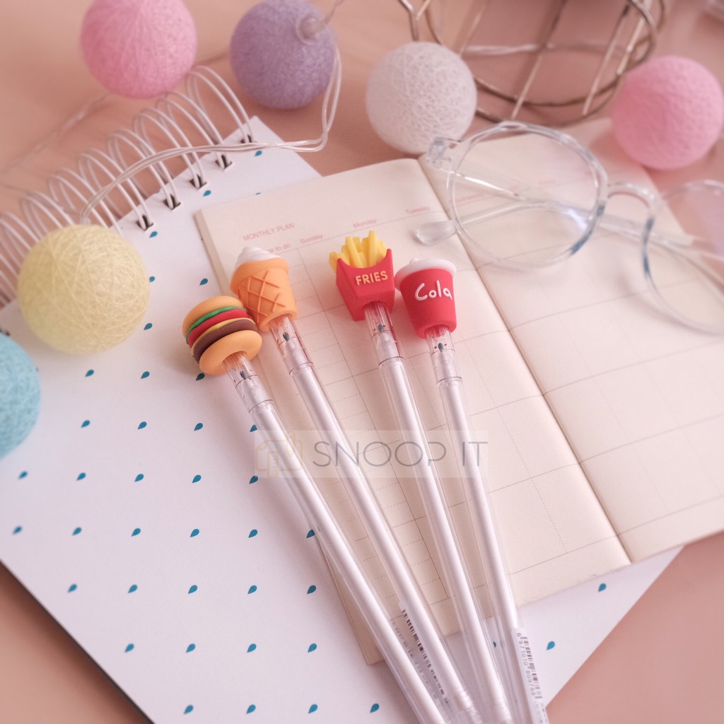 

Pulpen Pena Pen Gel alat tulis Ballpoint stationery korea bolpen hadiah ulangtaun kado