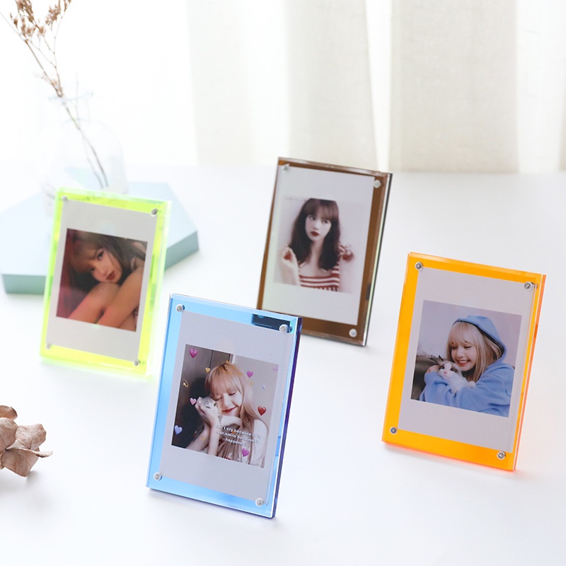 Frame Foto Magnetik Bahan Akrilik Ukuran 3 Inch