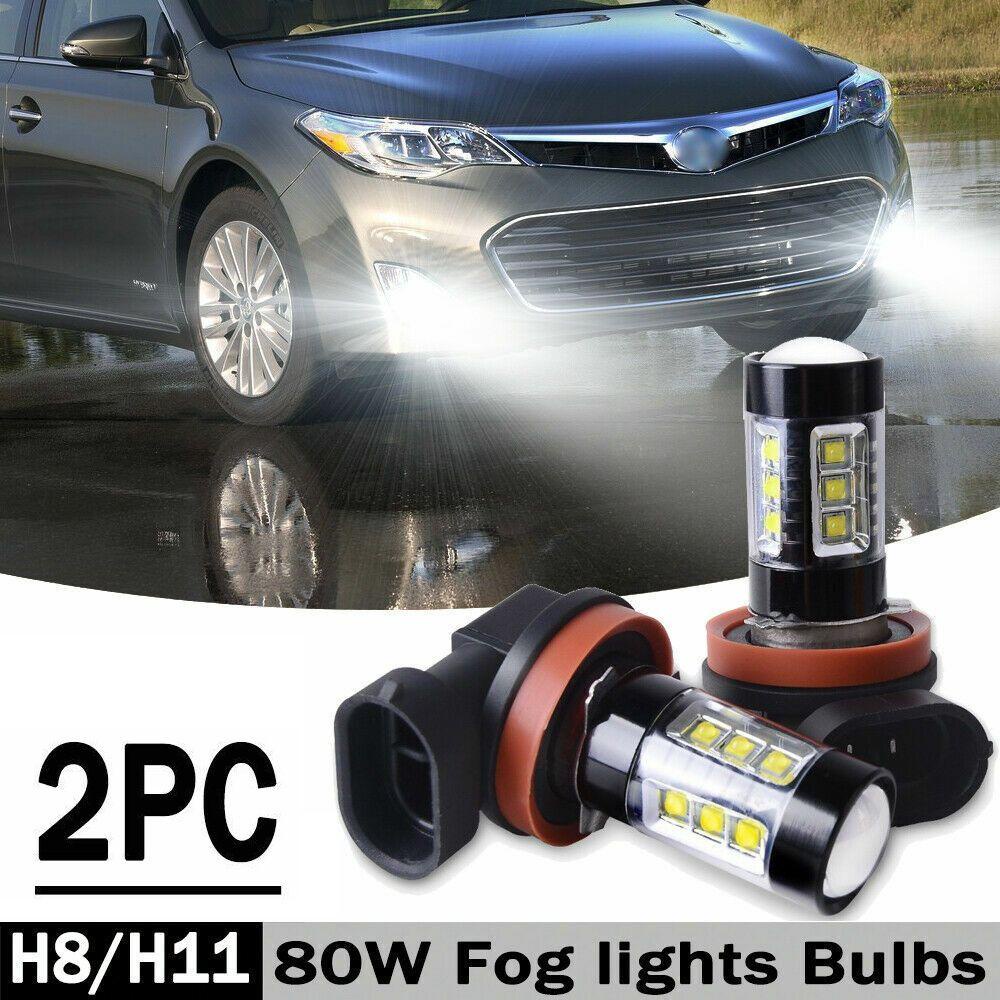 Populer 2pcs Lampu Kabut Mobil Putih Super Terang Hi/Low Kit Beam H11/H8/H9/H16 DRL