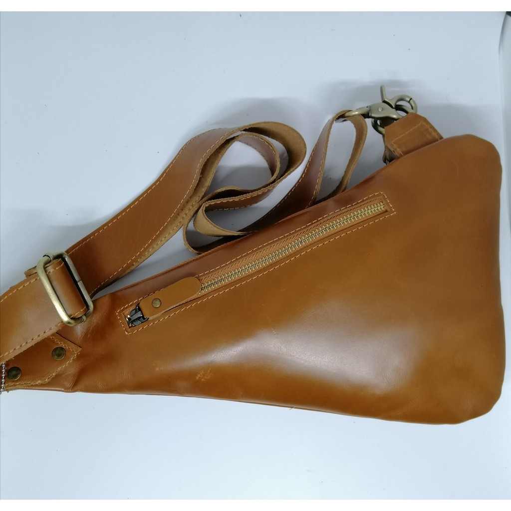 wish bag Genuine leather, Tas Selempang Kulit Asli, Tas Selempang Pria, Tas Selempang