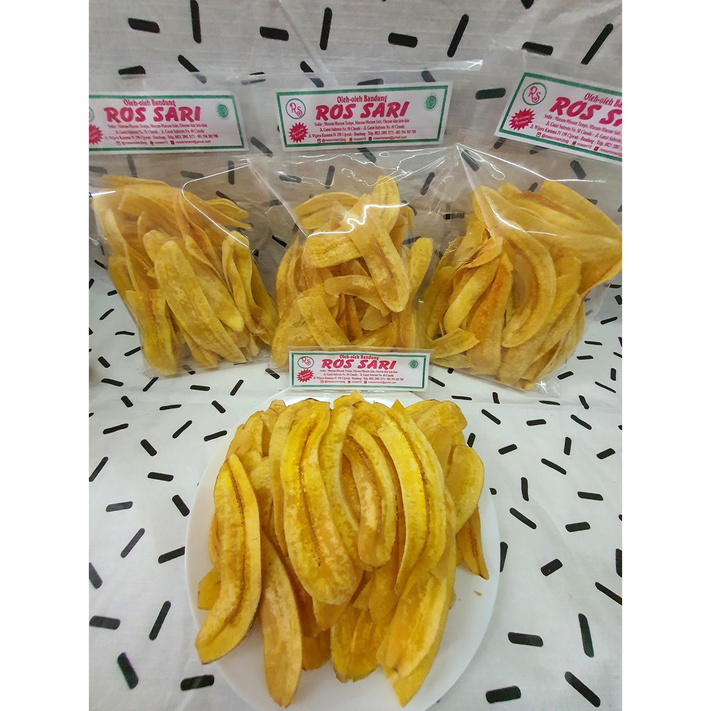 Kripik Pisang Asin 175Gr Oleh Oleh Bandung