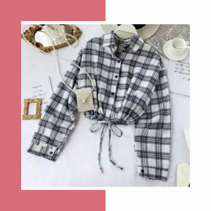 KEM KERLITA PLAID SHIRT KEMEJA