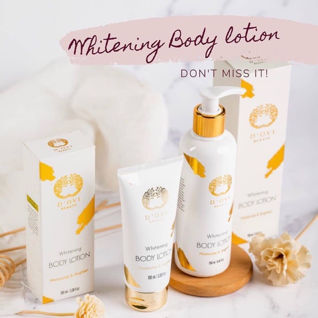 D’Ovi whitening Body Lotion 250ml