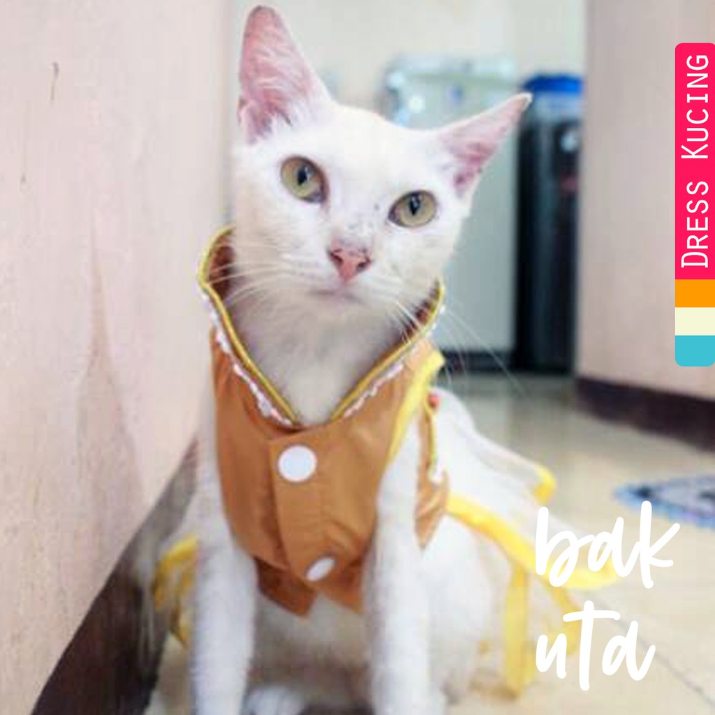 Dress shanghai gold imlek 2019 dress lucu untuk kucing dan anjing size S M L XL