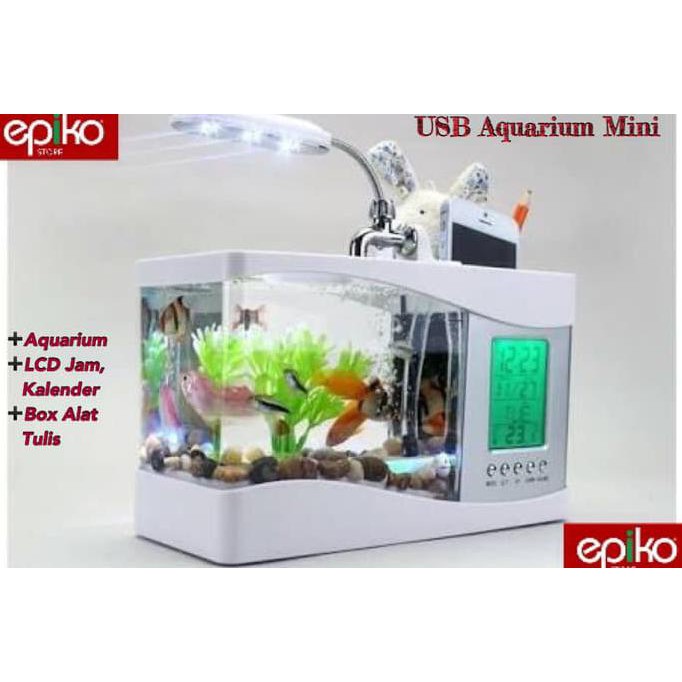 

dibeli USB Aquarium Mini + Jam Kalender Digital + Box Alat Tulis stok terbatas