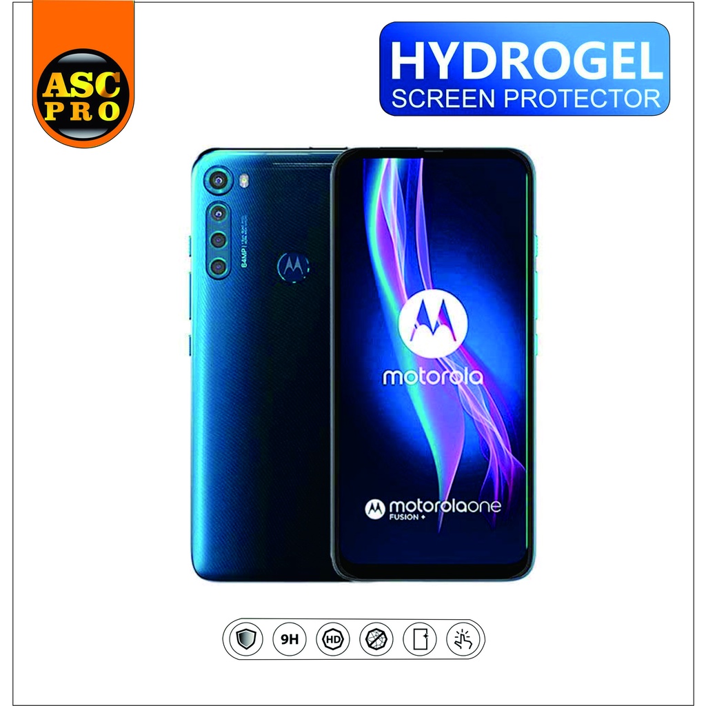 Anti Gores Motorola One Fusion Plus Hydrogel Screen Protector Full Cover