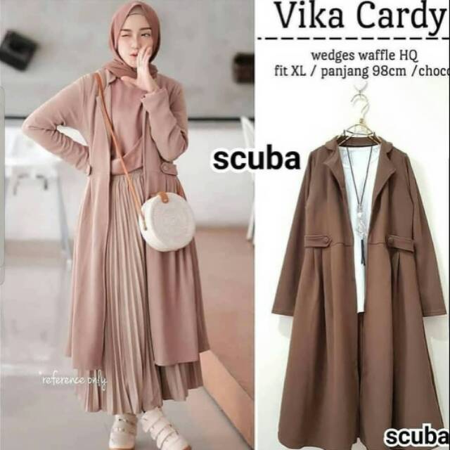 Vika Cardy Outer Wanita Fashion Muslimah FBL