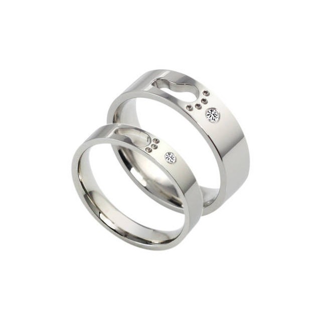 OBRAL Cincin Couple Titanium / Cincin Couple Ring / Couple Pasangan / Cincin Tunangan