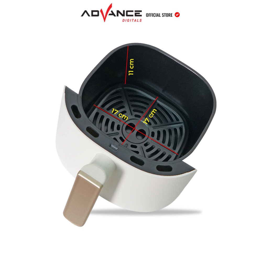 Air Fryer Advance ADF-35D Alat Penggorengan Tanpa Minyak Garansi Resmi Advance 1 Tahun