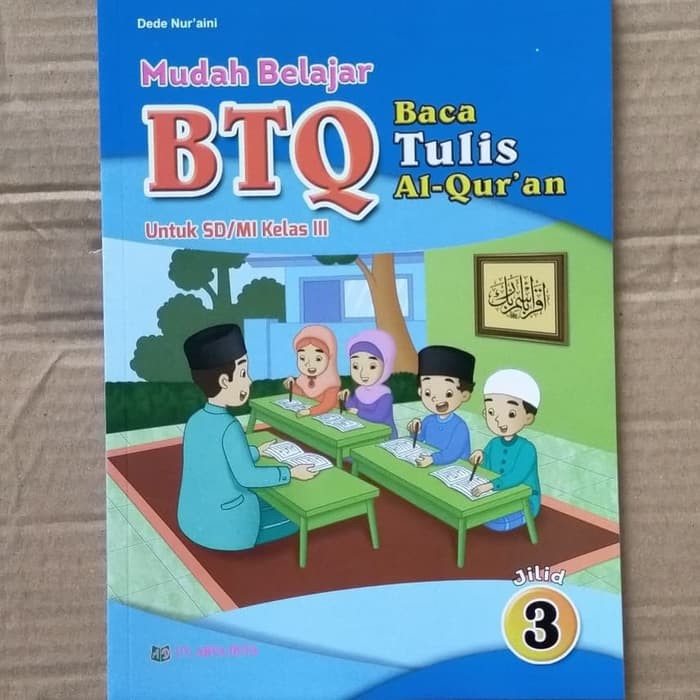Buku Siswa Baca Tulis Al Quran Btq K13 Kelas 3 Sd Mi Shopee Indonesia