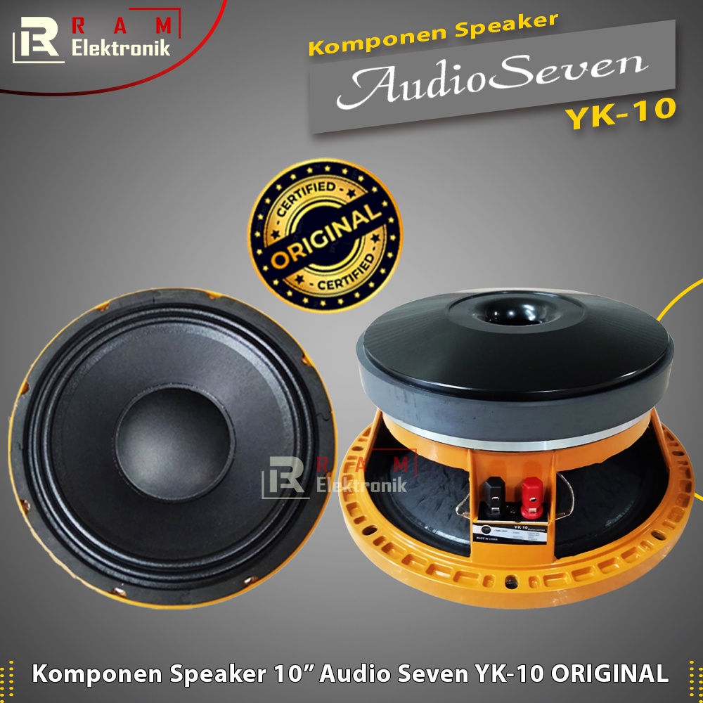 Komponen Speaker Audio Seven 10 Inch Model RCF 10 750 YK Original