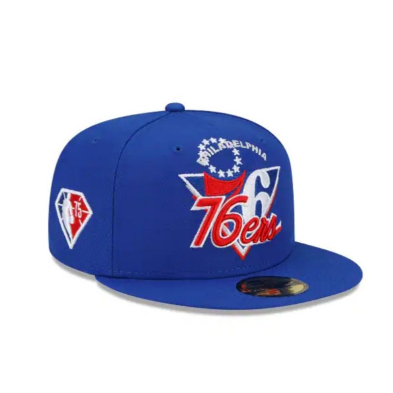 Topi New Era Cap Philadelphia 76ers NBA Tip Off 59Fifty Fitted Hat Original