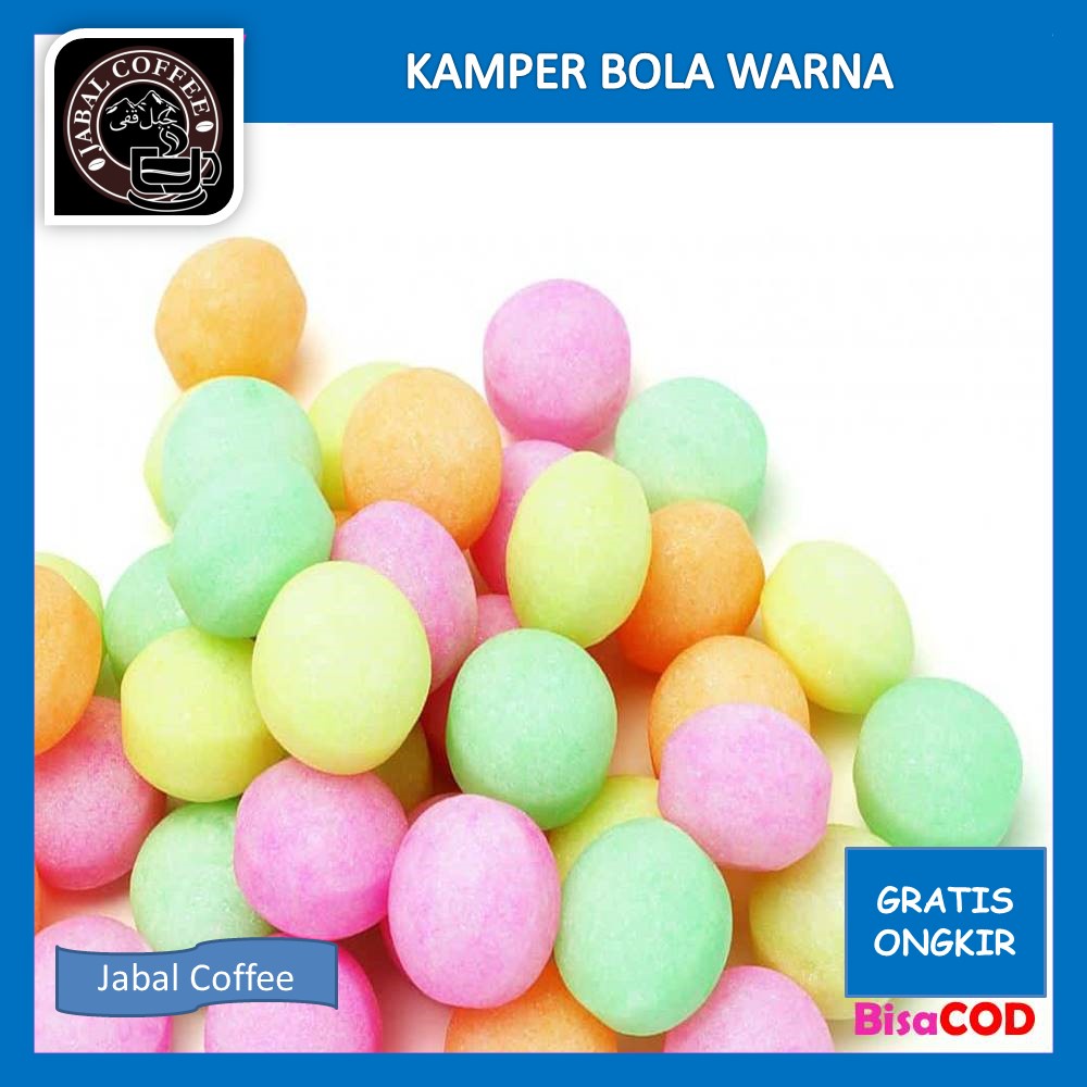 Kapur Barus Bola / Kamper Bola Warna / Pengharum Ruangan Toilet