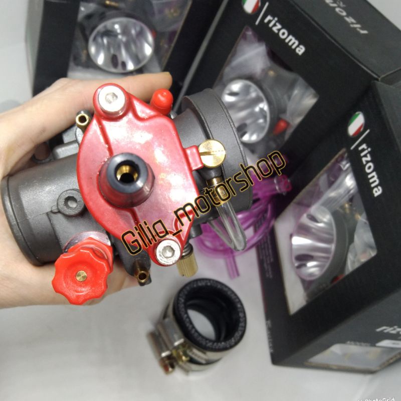 KARBURATOR KARBU CARBU ORI RIZOMA MODEL SCARLET RACING BLACK SERIES PWK 24 28 30 32 34 CARBURETOR KARBURATOR SCARLET RACING RIZOMA