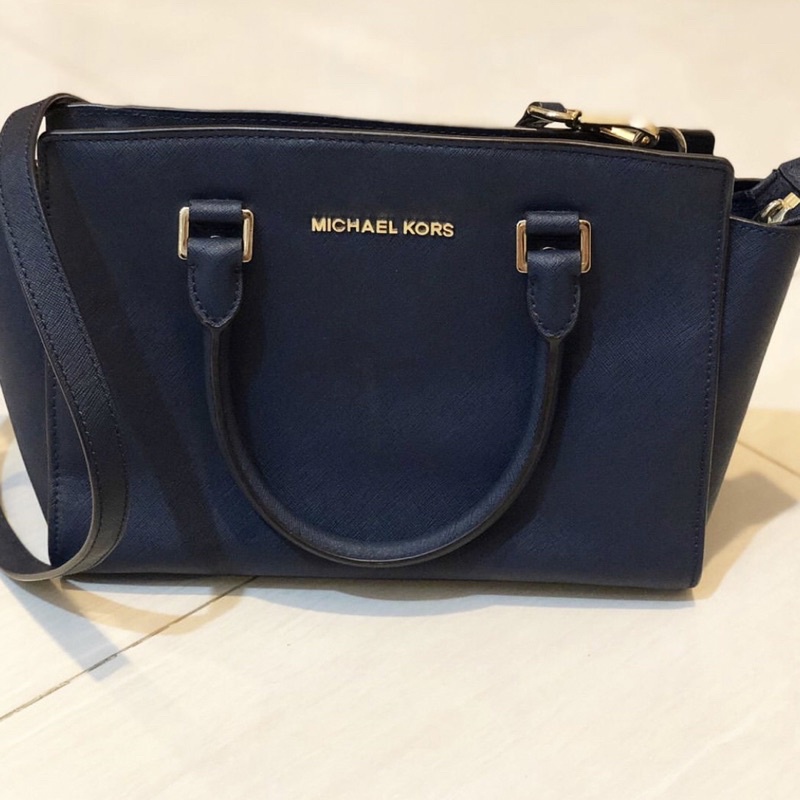 PRELOVED Michael Kors Selma Saffiano Leather Medium Satchel